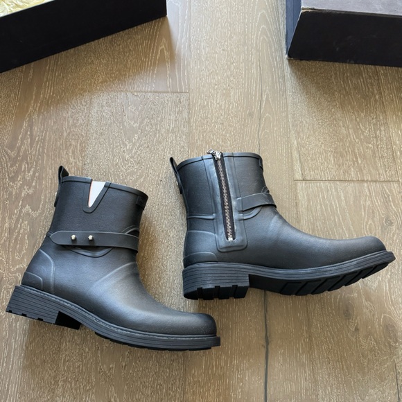 Rag Bone moto rain boots